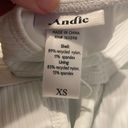 ANDIE  Swim The Malibu One Piece Ribbed White size XS NWT Photo 3