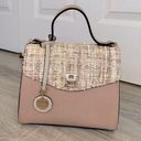 Dune London  Pink & Beige & Tweed Color Block Handbag Crossbody Satchel Photo 0