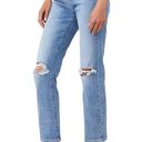 Rolla's  Original Straight Bleeker Jeans in Vintage Blue 24 Womens Denim Pants Photo 2