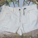 Carly Jean Los Angeles CARLY jean off white jean shorts size large Photo 0