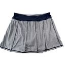 Kyodan  Pleated Navy Stripe Tennis Skirt Medium Photo 2