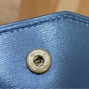 Hermès Vintage 80s HERMES Paris Blue Leather Travel Writing Case Crossbody Shoulder Bag Photo 9