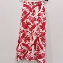 Pink Lily  PASSPORT TO PARADISE PINK/WHITE PRINTED MAXI SKIRT SIZE S Photo 3