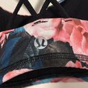 Lululemon  Rose Floral Pink Sports Bra Size 4 Photo 2