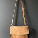 Roots  Canada Leather Folder Over Tan Crossbody bag Photo 0