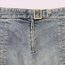 DKNY JEANS Vintage Y2K Light Wash Denim Low Rise Drop V Waistband Capri Jeans Photo 8