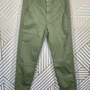 3x1  Simone Cropped Trousers in Light Moss Green Photo 1