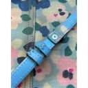 Cath Kidston Vinyl Blue Floral Crossbody Purse Photo 5