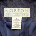 Norton Mcnaughton  Jeanius Shiny Denim Belted Full Zip Short Jacket ~ Women's 6 Photo 5