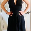 Cache Black Low V Neck Dress Photo 0