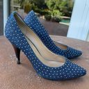 Nordstrom Dani black denim studded heels  Photo 2