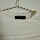 Naked Wardrobe  White Seam Snatched Top Size XS Photo 3