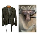 Banana Republic  wool/silk Belted Jacket (4) Photo 2