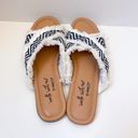 Coldwater Creek Walk With Me by  Geometric Fringe Slide Sandals 9M Photo 93