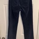 Ralph Lauren Lauren  Women's Corduroy Pants Size 4 Navy Blue Straight Leg Button Photo 3