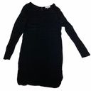 WAYF Where Are You From Black Long Sleeve Asymmetrical Hi Low Hem Dress Small Photo 0