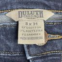 Duluth Trading  Jeans Womens Flex Daily Slim Fit Skinny Denim Dark Wash Size 8 Photo 6