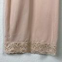 Vassarette Vintage  Beige Lace Hem Full Length Slip Pants Size 7/8 Photo 2