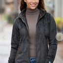 Kuhl  | Advokat Full Zip Fleece Jacket Leather Trim Brown | Women's Small Photo 1