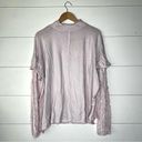 Free People On Your Sleeve Light Pink Ruffle Layered Look Knit Top Photo 8