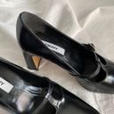 DKNY  Chunky heel baby doll style leather shoes Photo 1