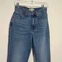 Madewell New  The Perfect Vintage Jean in Earlside Wash Raw-Hem NH625 Size 25 Photo 3