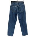 Uniqlo  SZ 24 Mom Jeans High-Rise Medium Wash Pockets Zip-Fly Blue Womens Photo 2