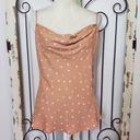 ASTR the label cowl neck clay polka dot camisole Photo 4