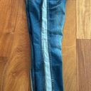 7 For All Mankind  two tone tuxedo raw hem jeans size 26 Photo 4