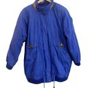 London Fog Vintage Womens Parka Coat XL Blue 90s 80s Funky Puffer Jacket  Winter Photo 0