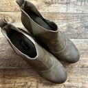 Natural Reflections Tan Wedge Boots Size 10 Photo 1