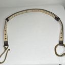 Chico's NWT Chico’s Thin Brown Belt with Oversized Brass Hook and Circle Buckle Photo 6