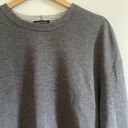 Club Monaco  Double Faced Gray Pullover Sweatshirt Photo 5