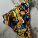 JOLYN Bali Bikini Bottom Yellow Blue Floral Print Photo 1