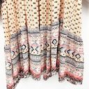 Angie  Womens Boho Chic Mixed Print Bell Sleeve Woven Tunic Dress Size 2X Photo 6