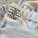 Vintage Havanna Pants M Pastel Stripe Cotton Wide Leg Drawstring Side Button White Size M Photo 10