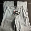 Pretty Little Thing  Shape Light‎ Blue Wash Split Hem Detail Flared Jeans NWT 12 Photo 3