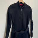 n:philanthropy : Elsa Tie-Waist Dress Sweatshirt Black Mini Dress Photo 2