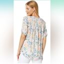 Tommy Hilfiger  Seaside Garden ruffle sleeve spring top Photo 1