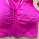 Danskin Hot Pink Zip Up Sports Bra Photo 1