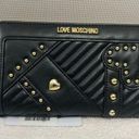 Love moschino  gold heart studded wallet​​ Photo 0