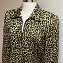 Finity Studio Animal Print Jacket Size 10 Photo 5