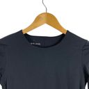 Everlane New  The Short-Sleeve Crew Neck Bodysuit Black Thong Size Small Photo 3