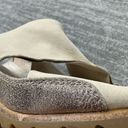 Sorel  Nadia Heel Sandals Natural Tan Rose Gold Leather Mule Slides Size 8.5 Photo 10
