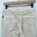 Kuhl  tan organic cotton blend crochet lace trim cropped Y2K gorpcore pants 6 Photo 4