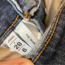 Loft Medium Rinse Skinny Denim Jeans w Frayed Edge & 5 Button Fly Size 28 Photo 12