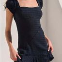 Free People NWT  Free Est Endless Summer Elle Mini Dress in Black Sz. Mediunm Photo 0