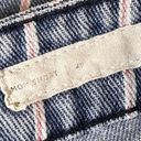 PacSun #48  High Waist Firework Stripe Denim Sewn Cuff Mom Short Photo 4