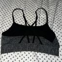 Victoria's Secret PINK by Victoria Secret sport bra grey/black Photo 1