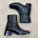 Nectar Santana Canada  Black Leather Women Ankle Boots Size 80 M / Size 8 Photo 1